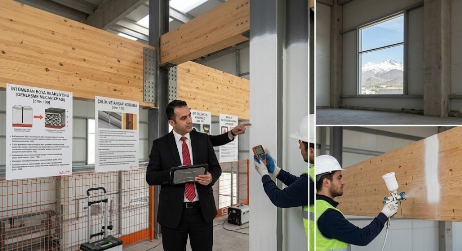 Ahşap ve Çelik Yapılarda Yangın Geciktirici Boya (İntümesan) Uygulaması