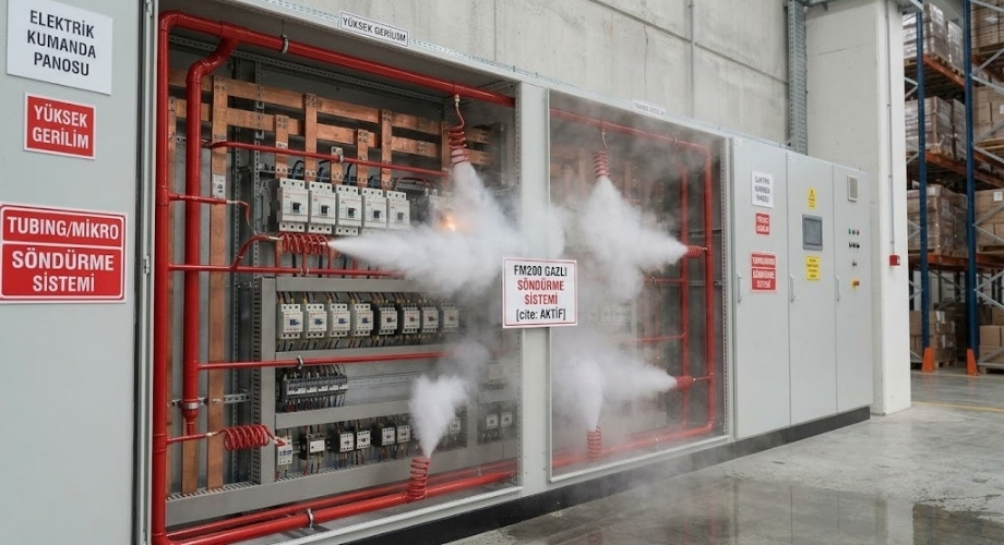 Elektrik Panosu Yangın Söndürme Sistemleri