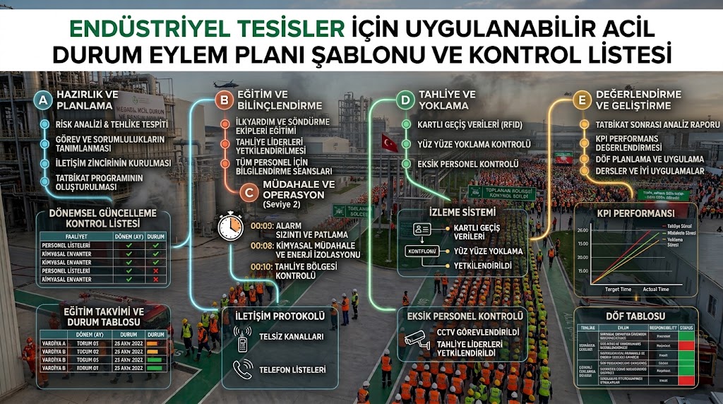 Endüstriyel Tesisler iİin Uygulanabilir Acil Durum Eylem Planı