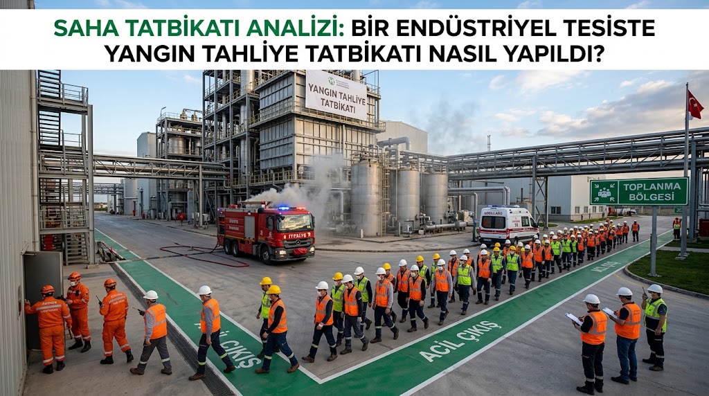 Saha Tatbikatı Analizi: Bir Endüstriyel Tesiste Yangın Tahliye Tatbikatı Nasıl Yapıldı?