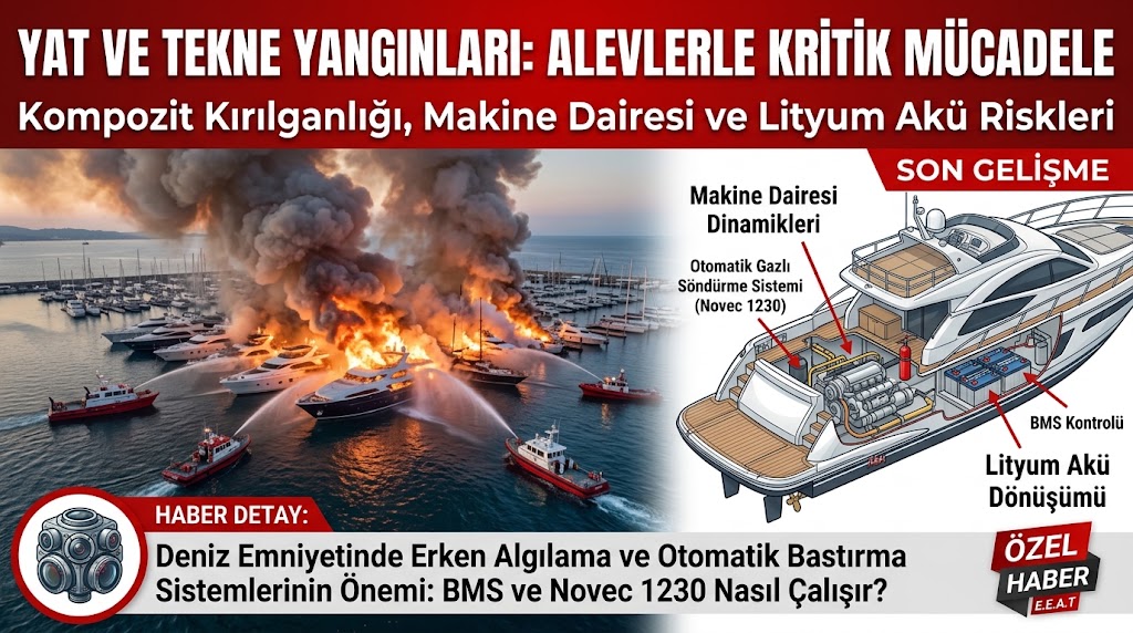 Yat ve Tekne Yangınları