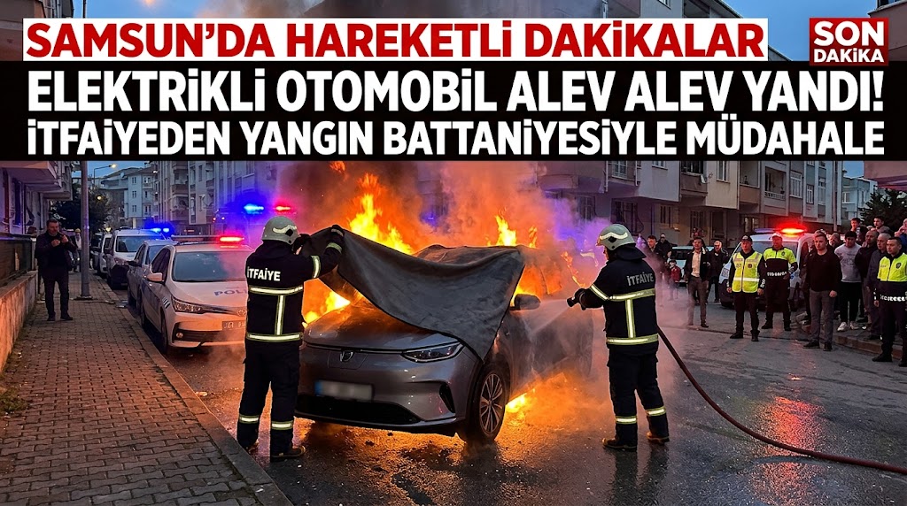 Samsun'da Elektrikli Araç Yangını - Biz UYARMIŞTIK