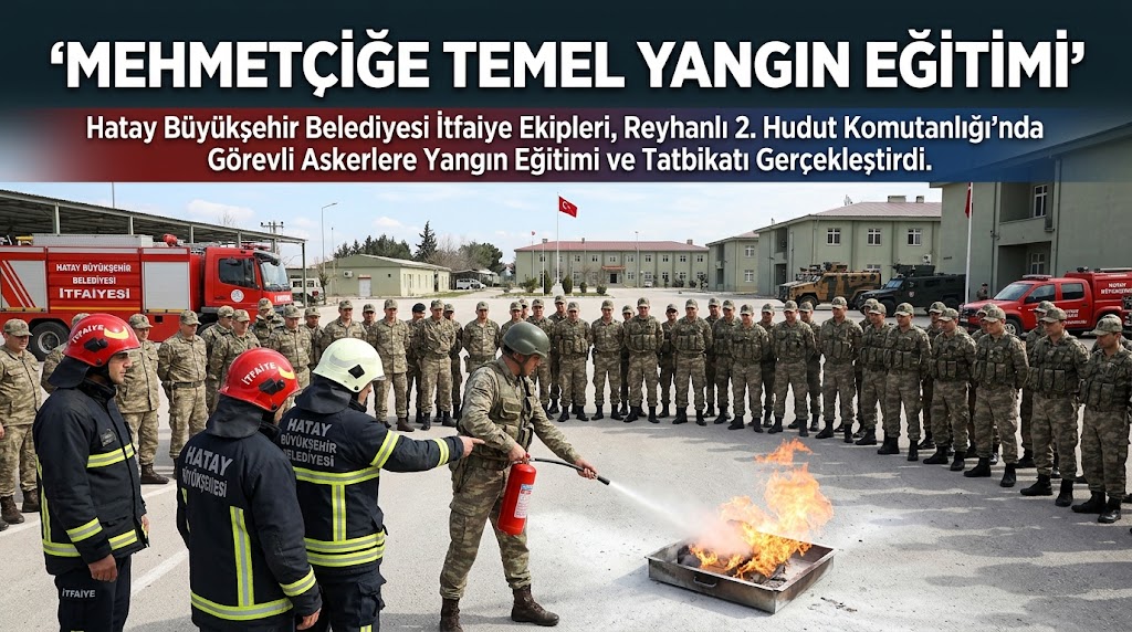Sınır Hattında Yangın Eğitimi