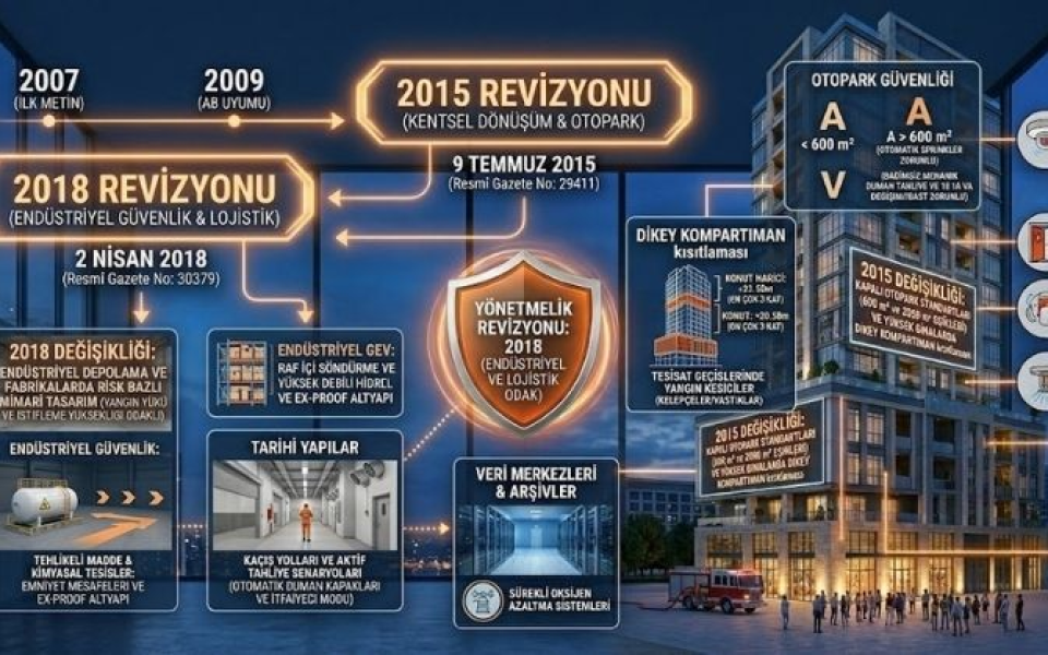 2018 Yangın Yönetmeliği Güncellemeleri