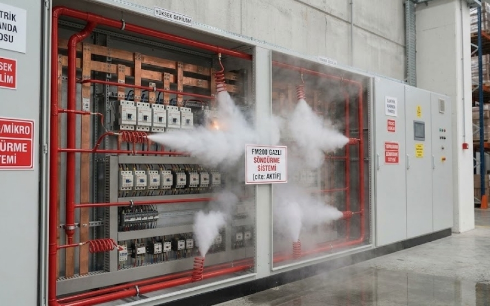 Elektrik Panosu Yangın Söndürme Sistemleri