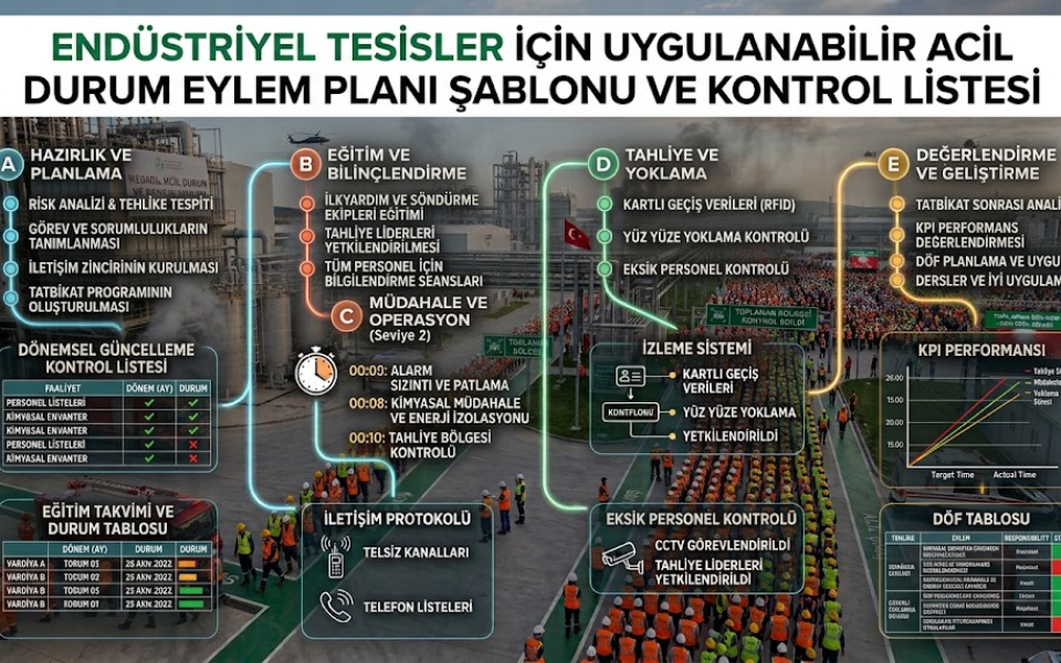 Endüstriyel Tesisler iİin Uygulanabilir Acil Durum Eylem Planı