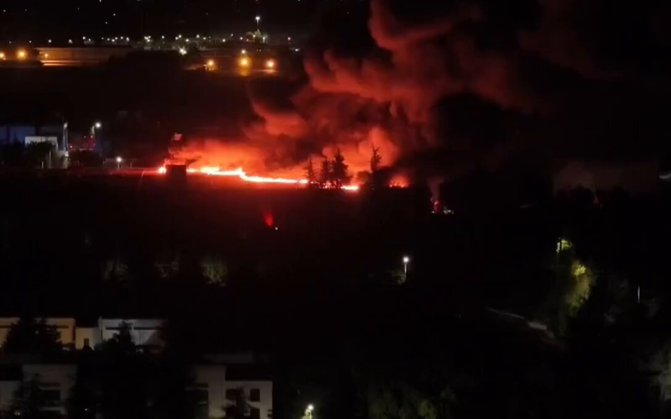 SON DAKİKA Eskişehir Tusaş Yerleşkesinde Büyük Yangın