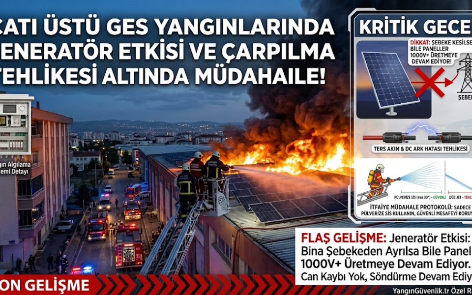Güneş Enerji Santralleri (GES): Yangın Güvenliği
