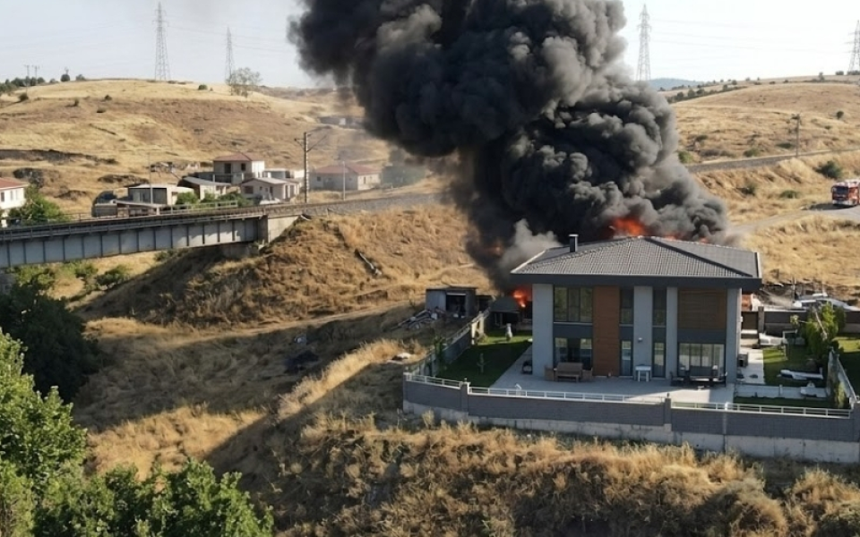 İstanbul Tuzla'da Villa Yangını: Tepeören'de Korkutan Dakikalar