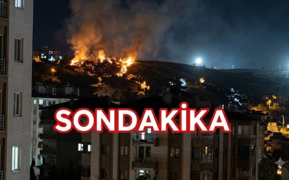 Kayseri Gökyüzünü Kaplayan Duman Paniği