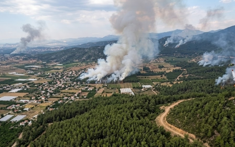 Muğla Menteşe Orman Yangını