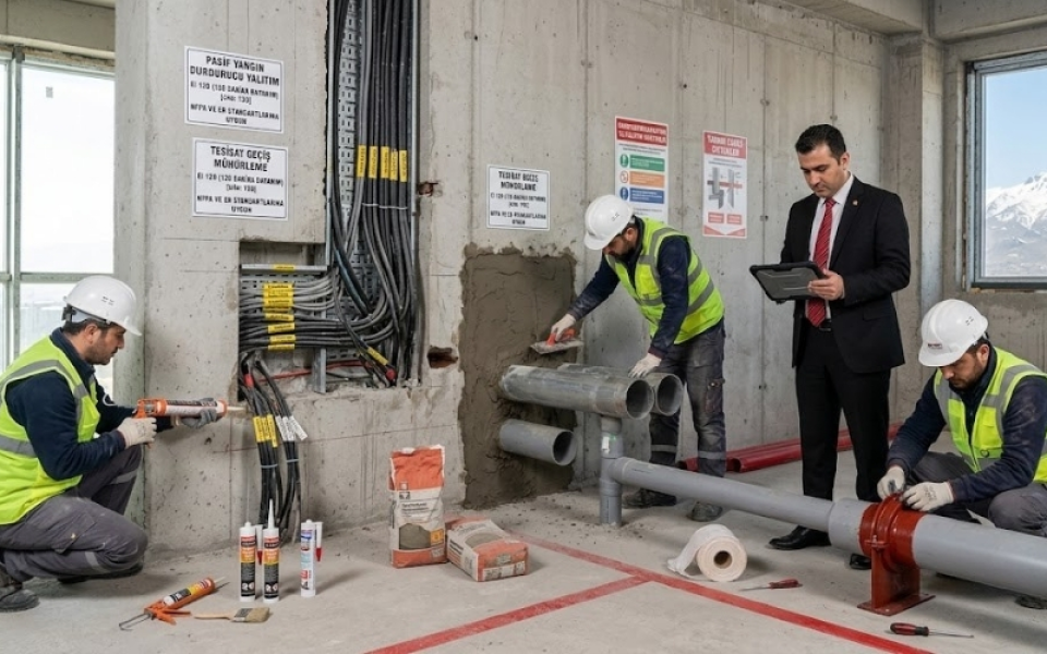 Pasif Yangın Durdurucu Malzemeler Nelerdir ve Nerelerde Kullanılır?