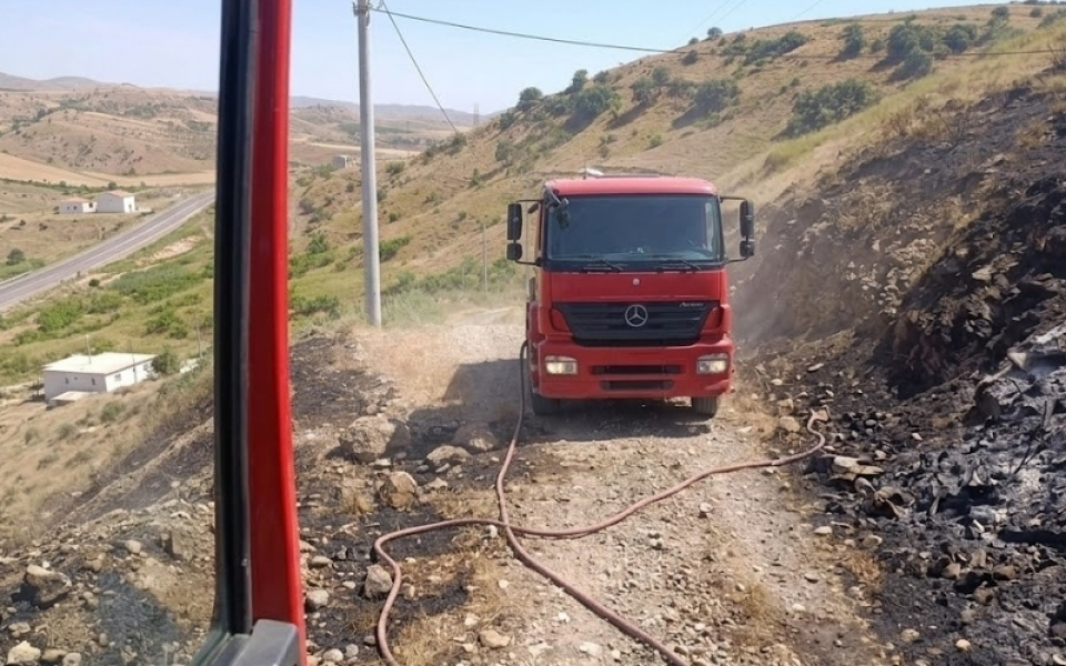 Siirt Kurtalan’da Korkutan Yangınlar: Eş Zamanlı İki Noktaya Müdahale