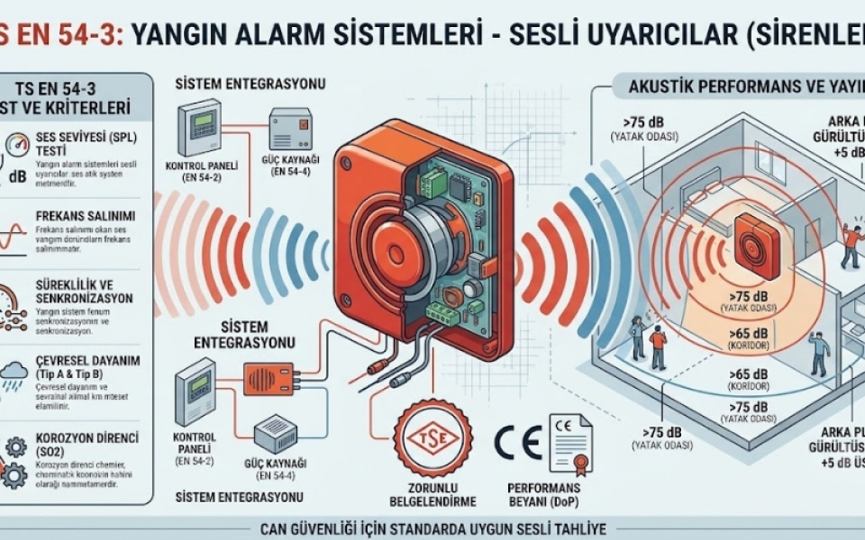 TS EN 54-3 Standardı