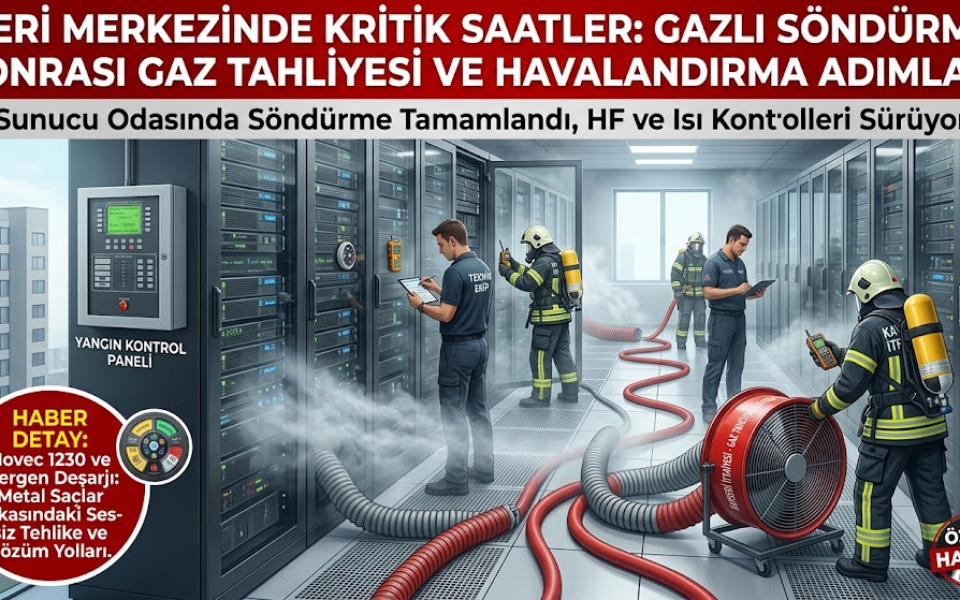 Veri Merkezlier (Data Center) Yangın Güvenliği