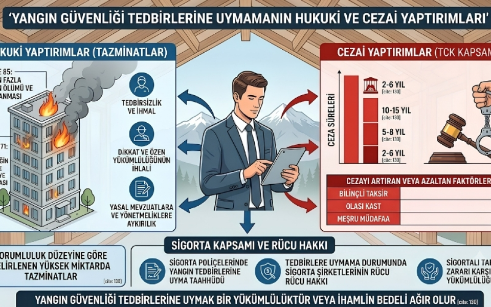 Yangın Güvenliği Tedbirlerine Uymamanın Hukuki ve Cezai Yaptırımları