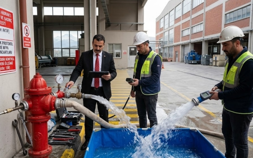 Yangın Hidrantı Bakımı ve Basınç Testi Nasıl Yapılır?