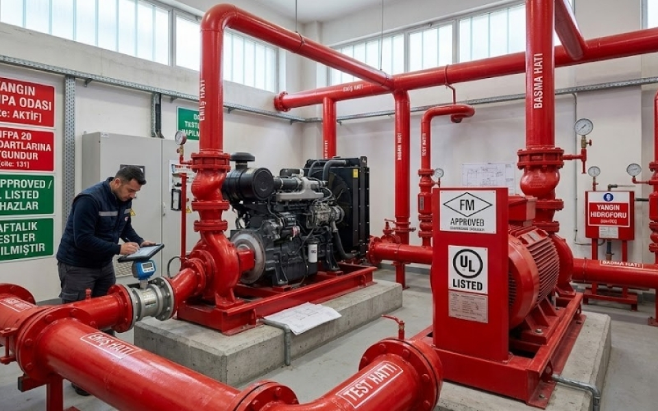 Yangın Pompası Seçimi ve Yangın Hidroforu Standartları (NFPA Standartları)