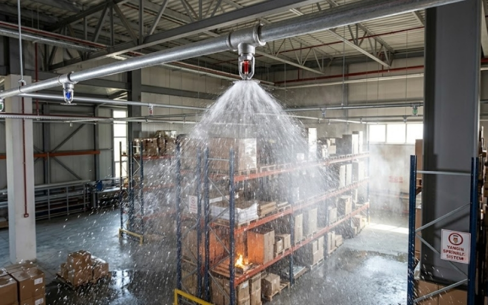 Yangın Sprinkler Sistemi Nedir ve Nasıl Çalışır?