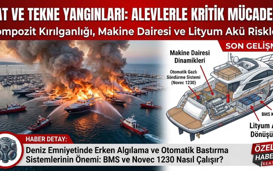 Yat ve Tekne Yangınları